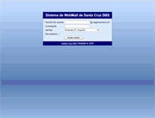 Tablet Screenshot of mail.ciagrobolivia.com